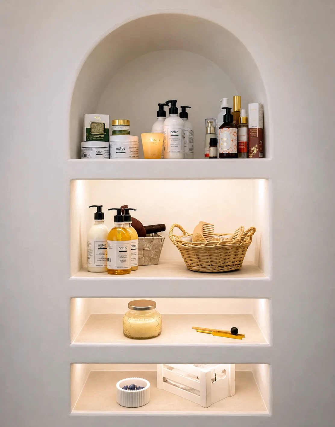 Products in the treatment room